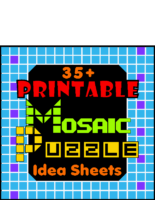 Mosaic Puzzle – Idea Sheets